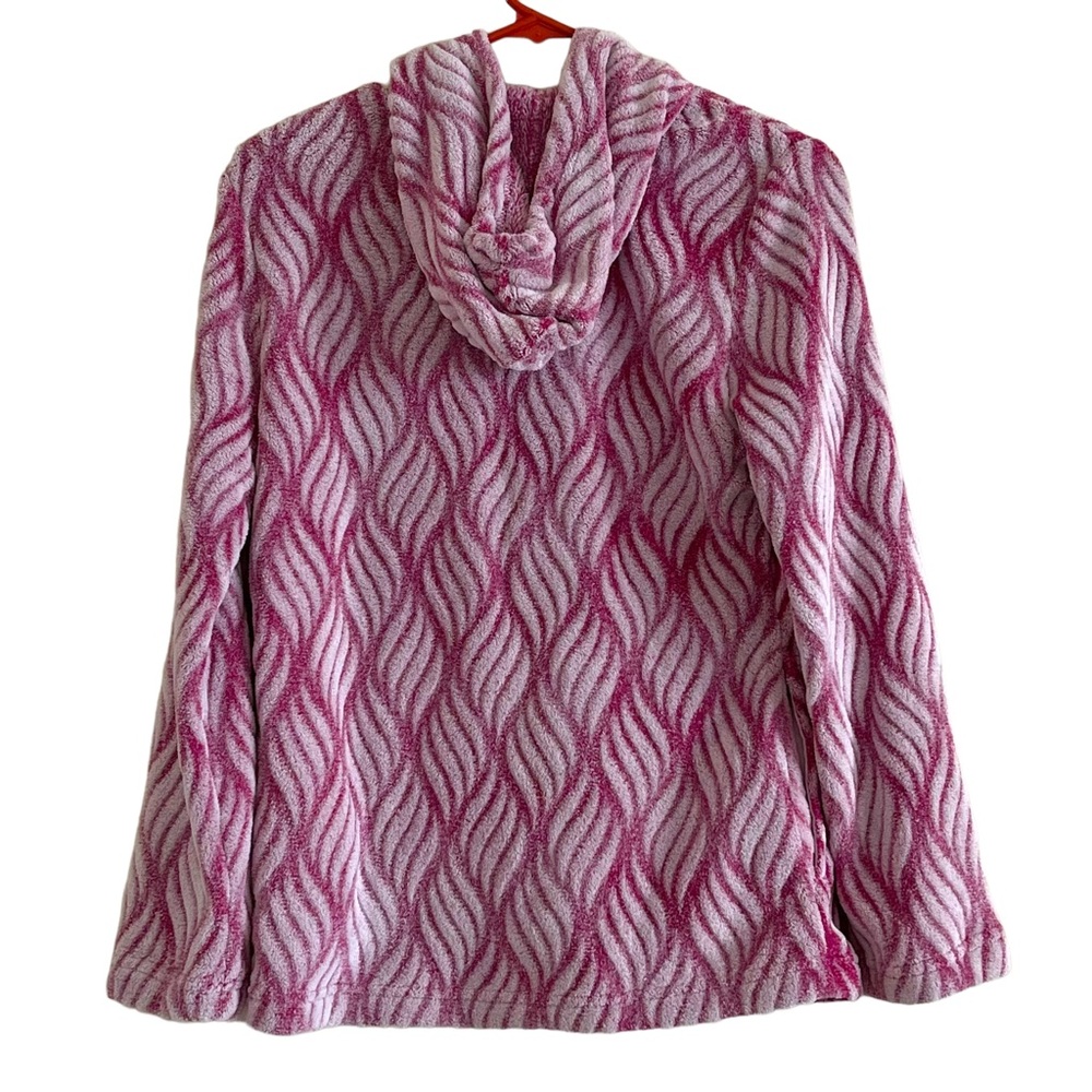 Y2K STANHERMAN purple/pink & white fleece hoodie - Picture 8 of 13